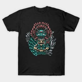 Artwork Illustration Humans With Dragon Abilities T-Shirt